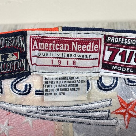 American Needle Vintage 71/8 1986 unisex Astros All Star Hat Embroidered NEW cap - Picture 5 of 6